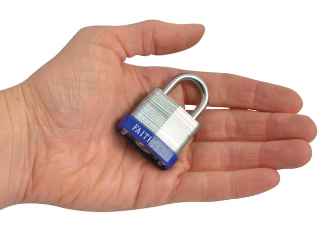 Faithfull Laminated Steel Padlock