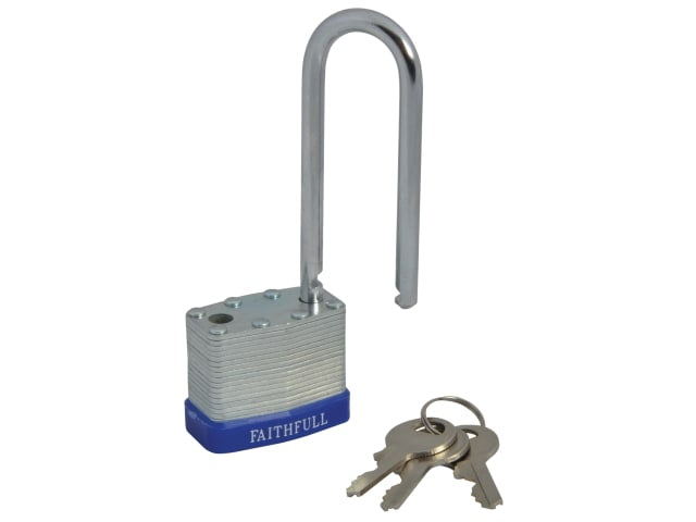 Faithfull Laminated Steel Padlock