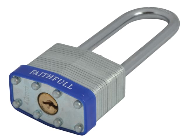 Faithfull Laminated Steel Padlock