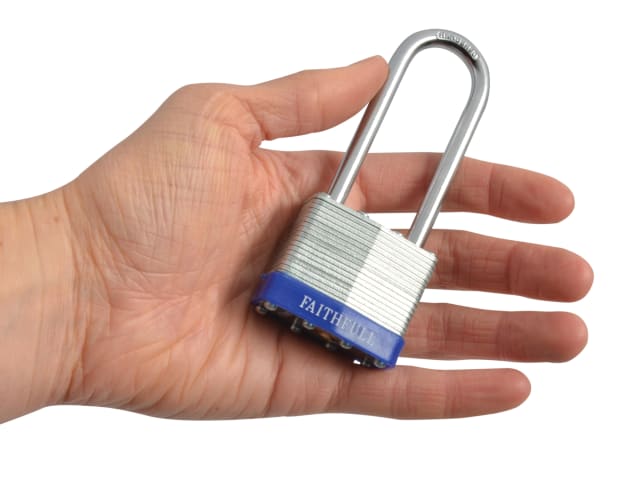 Faithfull Laminated Steel Padlock