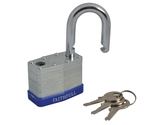 Faithfull Laminated Steel Padlock