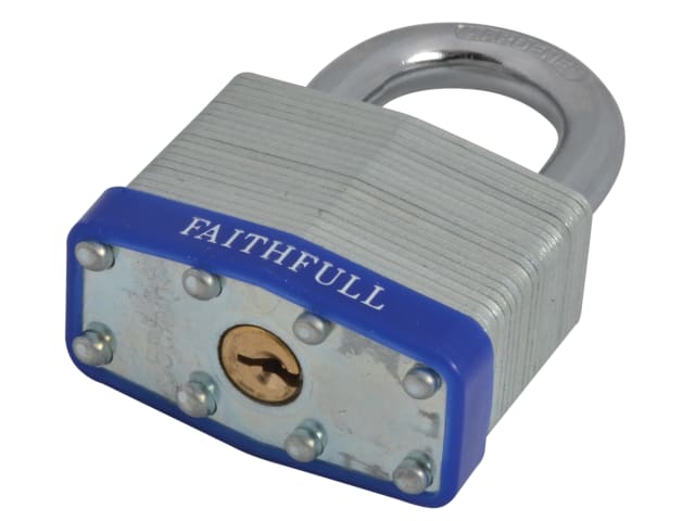 Faithfull Laminated Steel Padlock