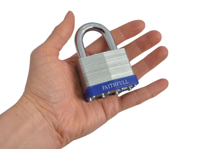 Faithfull Laminated Steel Padlock