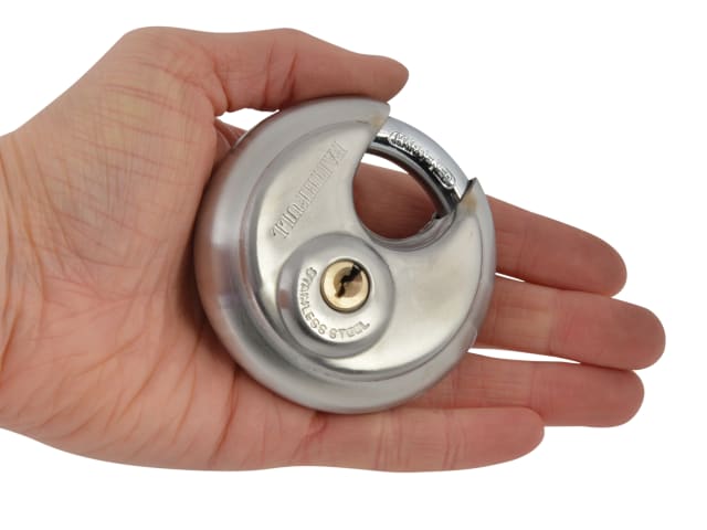 Faithfull Stainless Steel Discus Padlock 70mm