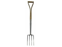 Faithfull Prestige Stainless Steel Border Fork Ash Handle