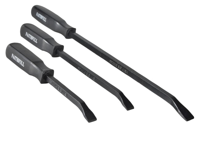 Faithfull Mechanic's Pry Bar Set, 3 Piece 210, 300 & 450mm