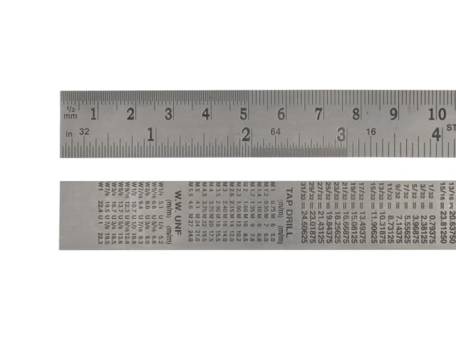 Faithfull Flexible Stainless Steel Rules