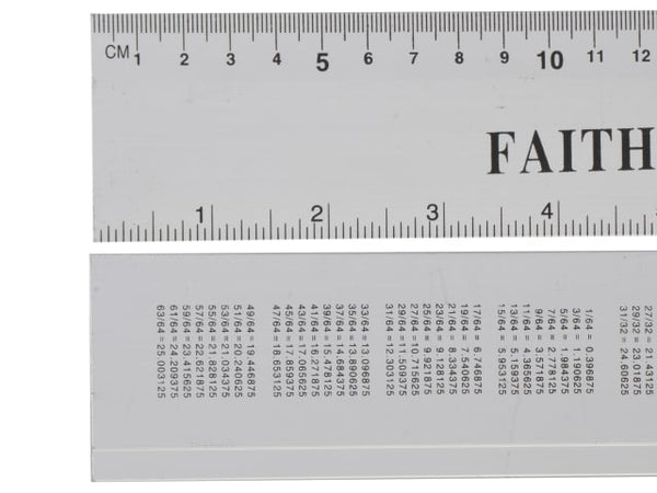 Faithfull Aluminium Flat Rule