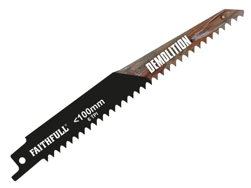 Faithfull Bi-Metal Demolition Sabre Saw Blades