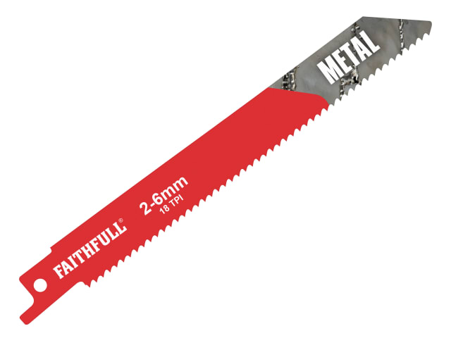 Faithfull HSS Metal Cutting Sabre Saw Blades