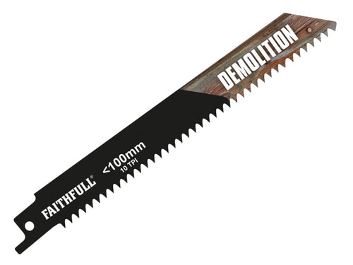 Faithfull Bi-Metal Demolition Sabre Saw Blades