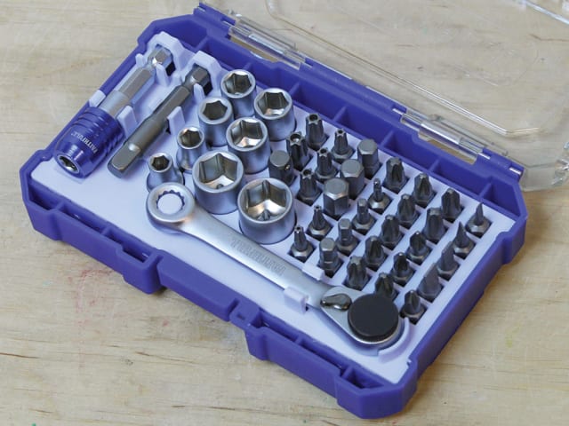 Faithfull Screwdriver Bit & Socket Set, 42 Piece