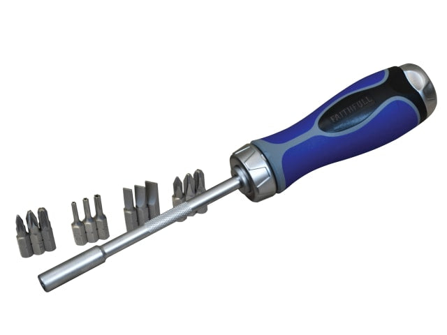 Faithfull Ratchet Screwdriver Set, 13 Piece