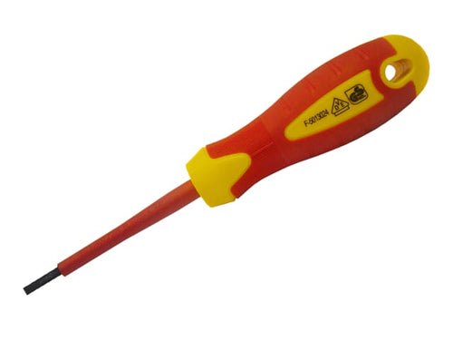 Faithfull Slotted Soft Grip VDE Screwdrivers