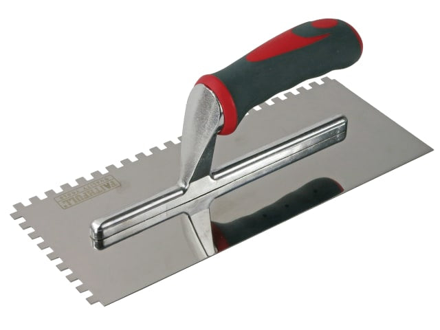 Faithfull Notched Trowel Serrated Edge