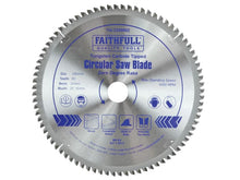 Faithfull Professional Zero Degree TCT Circular Saw Blade