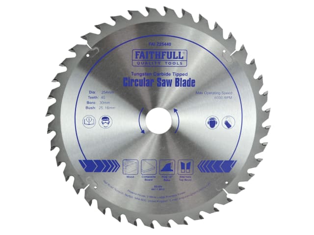 Faithfull Professional TCT Circular Saw Blade