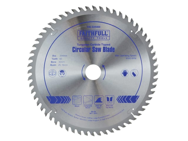 Faithfull Professional TCT Circular Saw Blade