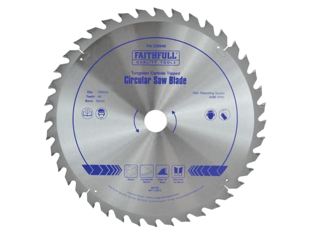 Faithfull Professional TCT Circular Saw Blade