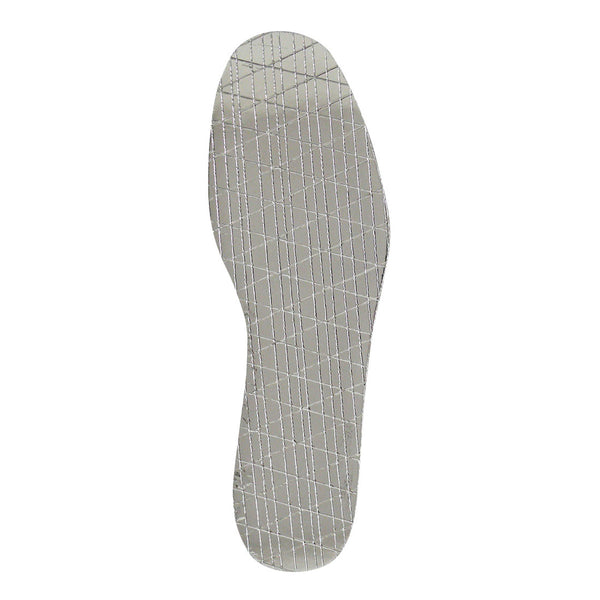 Grey insole with thermal aluminum layer for insulation and warmth