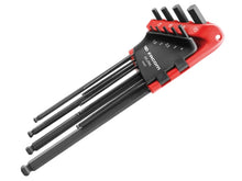 Facom 83S.JP9AL Metric Hex Key Wallet Set, 9 Piece