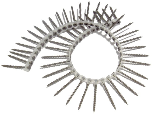 ForgeFix Collated Drywall Screws, Phillips, Bugle Head