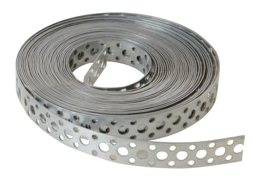 ForgeFix Builder's Galvanised Fixing Band 20mm x 1.0 x 10m Box 1