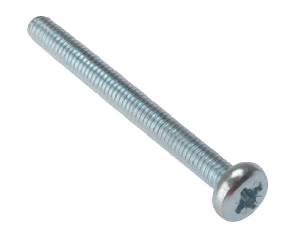 ForgeFix Machine Screws, Pozi, Pan Head, ZP