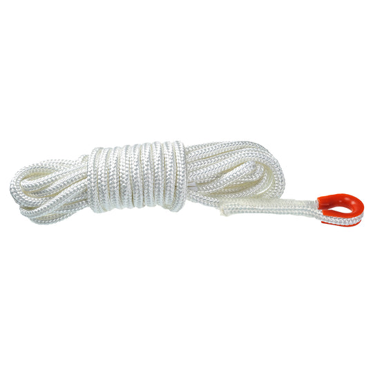 10 metre static safety rope with durable construction for secure anchoring in height work