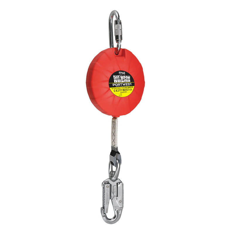 3m webbing fall arrest block with compact design and automatic braking system