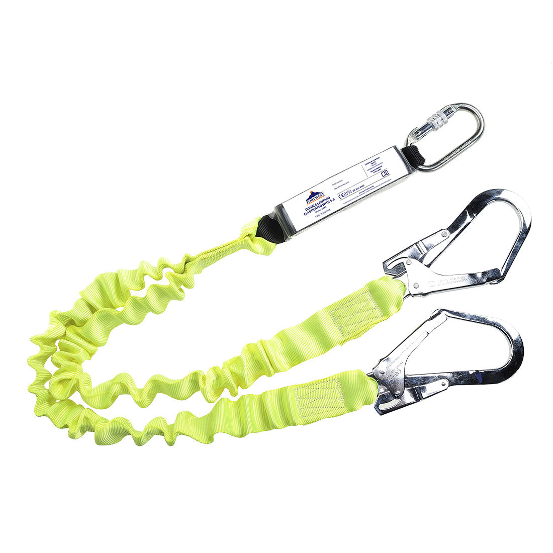 Portwest Double Elasticated 1.8m Lanyard With Shock Absorber