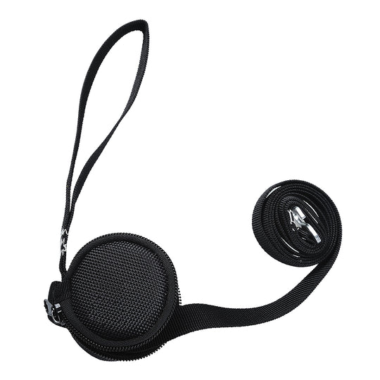 A pair of black Portwest Suspension Trauma Safety Straps (FP98) coiled on a white background.
