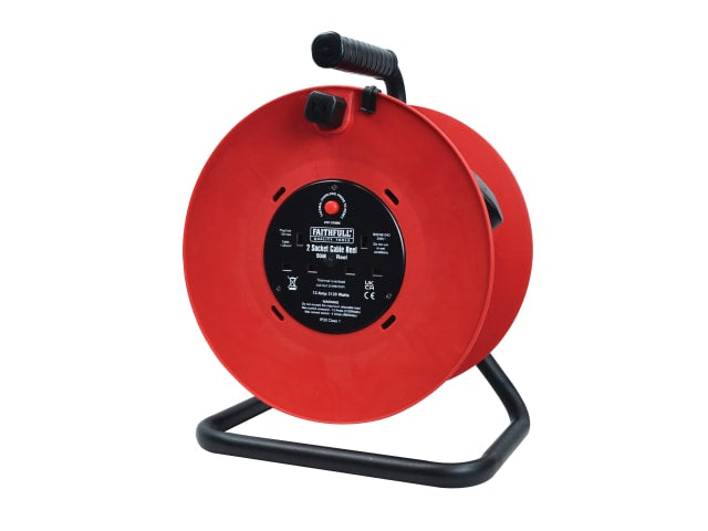 Faithfull Power Plus Open Drum Cable Reel