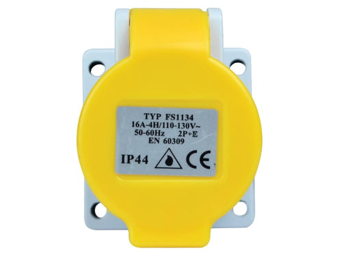 Faithfull Power Plus IP44 Panel Socket 16A 110V