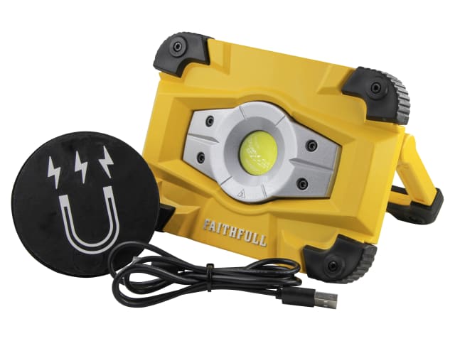 Faithfull Power Plus Rechargeable LED Work Light 20W