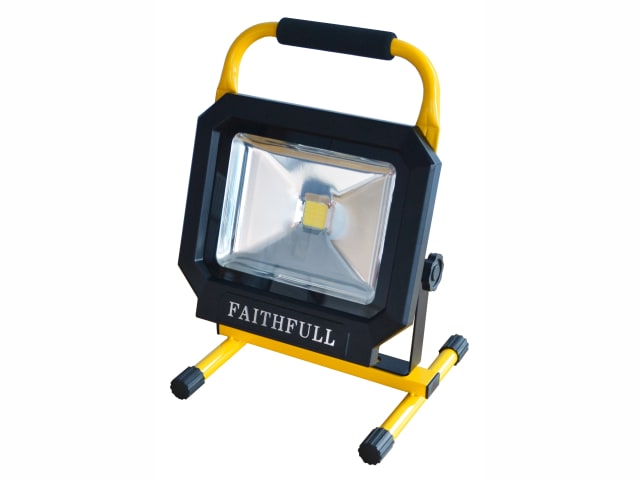 Faithfull Power Plus LED Single Pod Tripod Site Light
