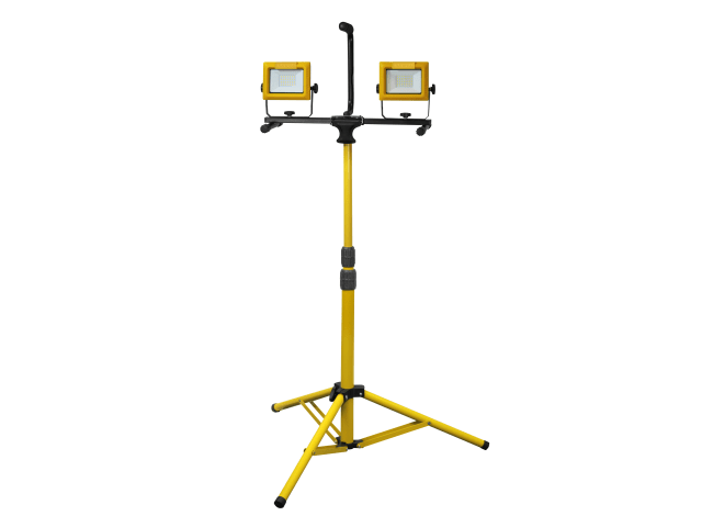 Faithfull Power Plus LED Twin Tripod Site Light