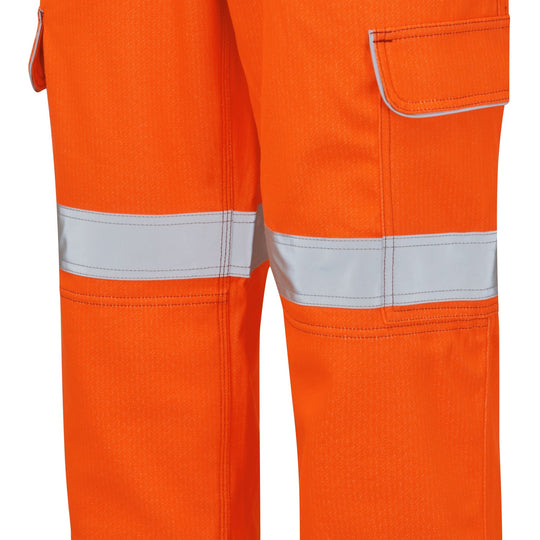 Pulsar Rail Spec Flame Retardant Ast Arc Hi-Vis Combat Trousers - PRARC07 Orange