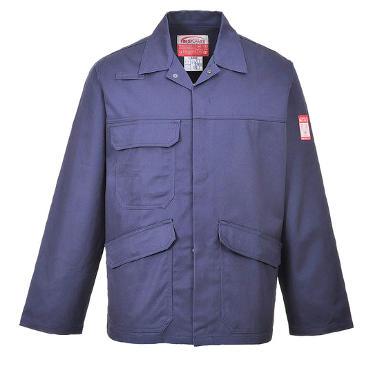 Portwest FR35 navy Bizflame Pro jacket – industrial flame-resistant work jacket