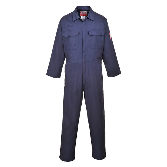 Navy Portwest Bizflame Pro Coverall FR38 with flame-resistant and antistatic protection