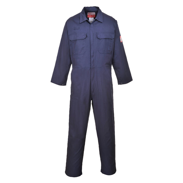 Navy Portwest Bizflame Pro Coverall FR38 with flame-resistant and antistatic protection
