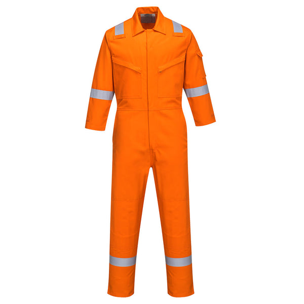 Orange Portwest Bizflame Women’s Coverall FR51 made for comfort with FR protection