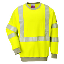 Portwest Flame Resistant Anti-Static Hi-Vis Sweatshirt