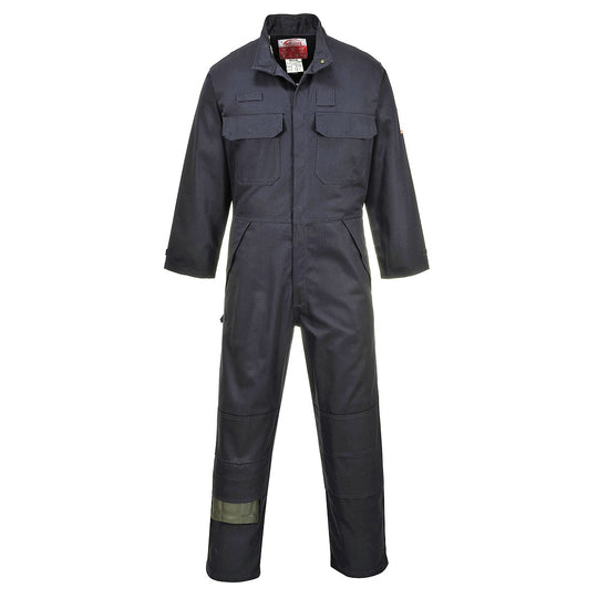 Navy Portwest Multi Norm Coverall FR80 offering full-body protection from multiple risks