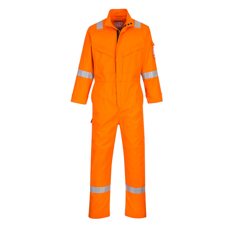 Orange Portwest Bizflame Ultra Coverall FR93 built for harsh industrial environments
