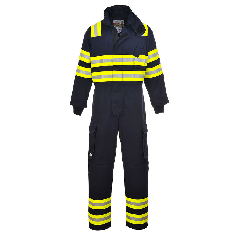 Navy Portwest Wildland Fire Coverall FR98 for firefighting and extreme heat conditions