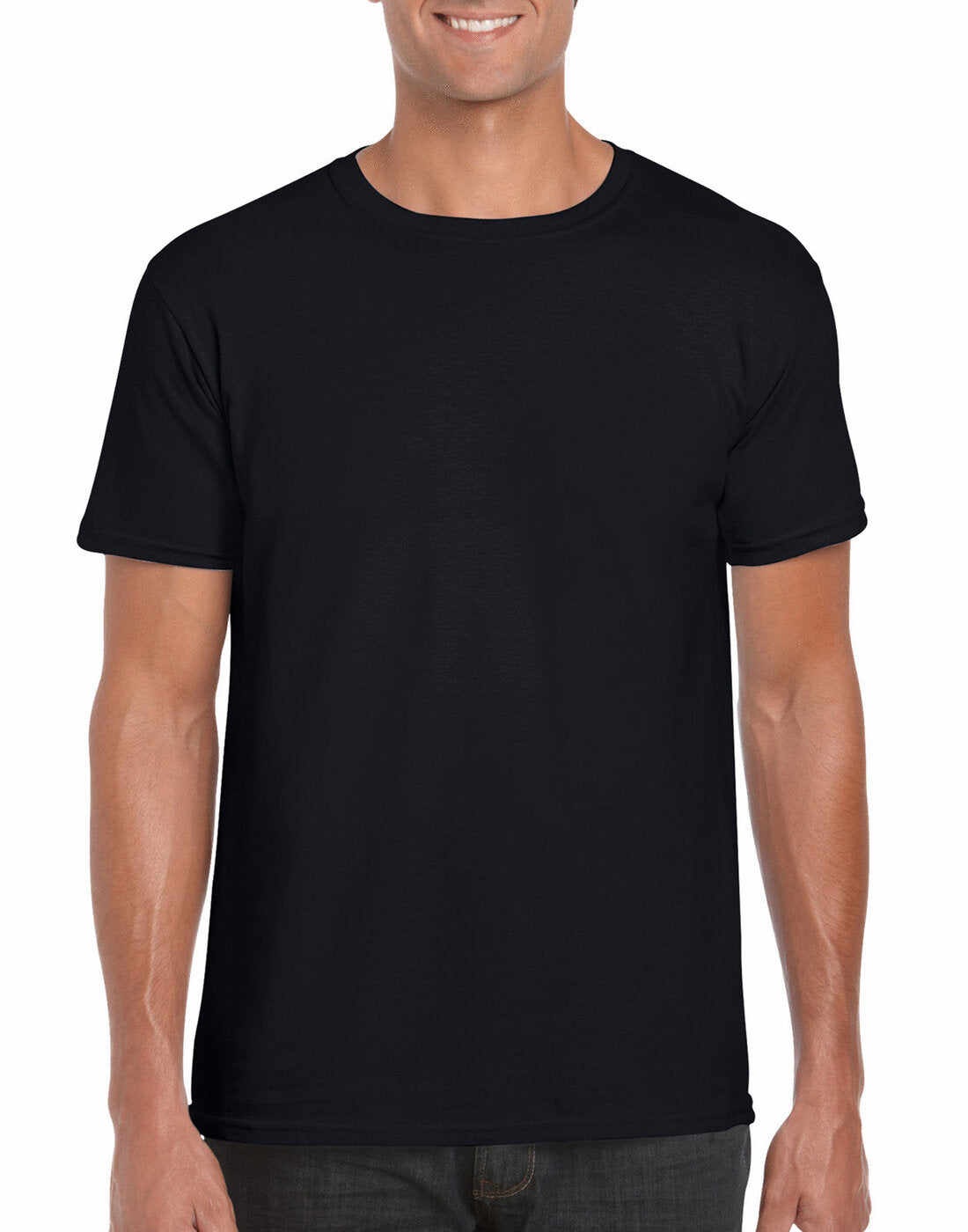 Gildan Adult Softstyle Ringspun T-Shirt - GD01 - Black