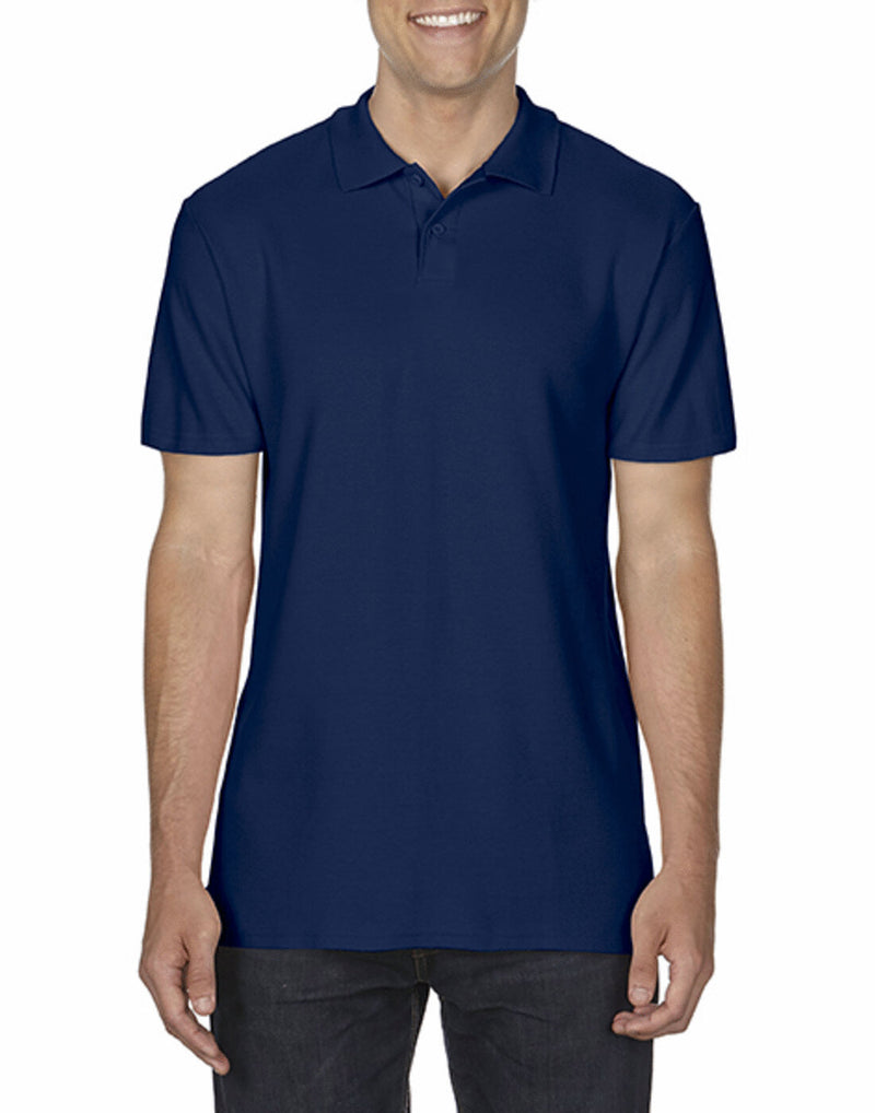 Gildan Softstyle Double Pique Polo - Navy