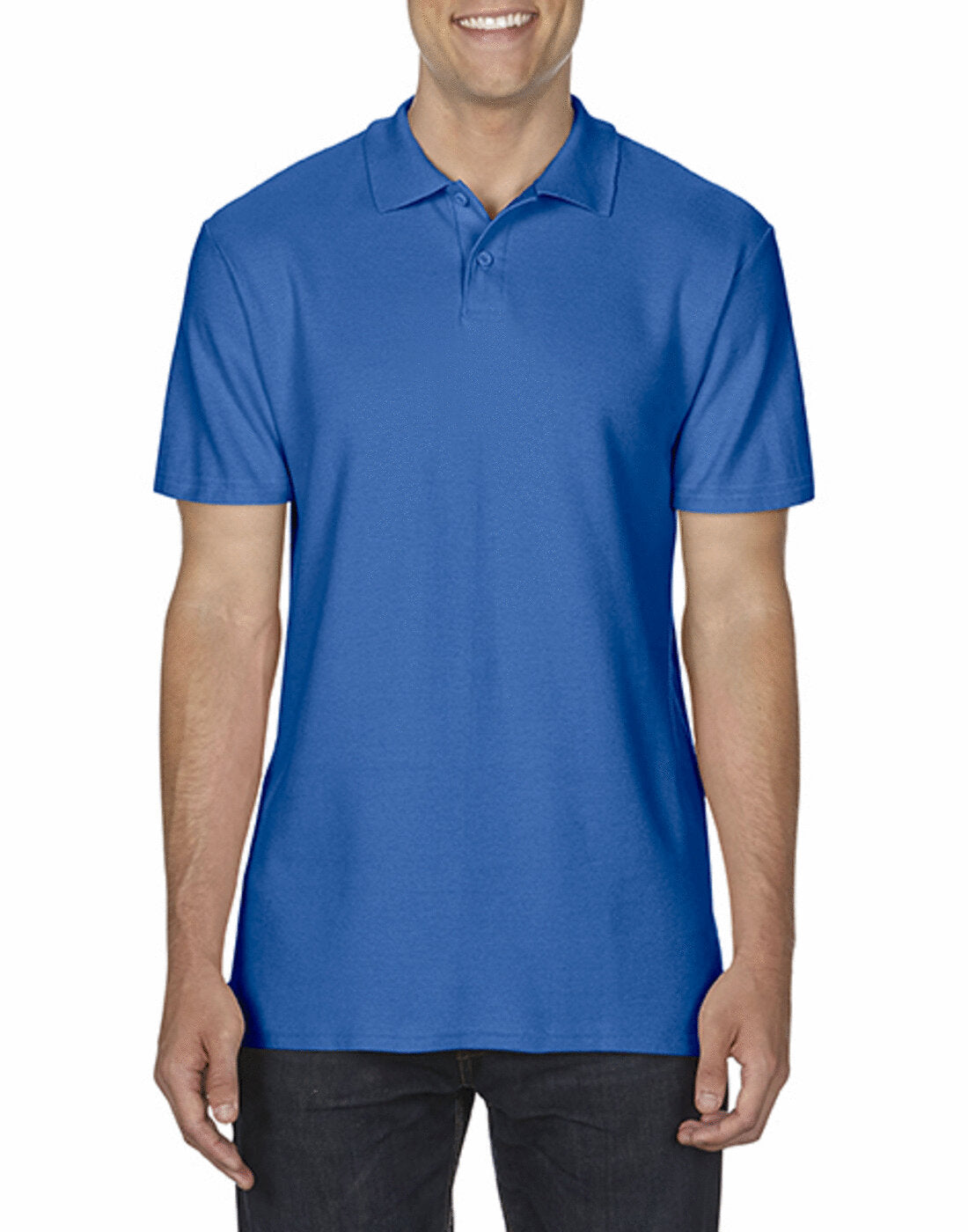 Gildan Softstyle Double Pique Polo - Royal