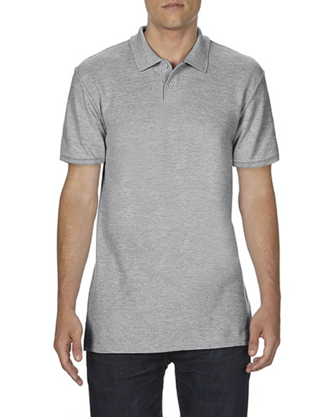 Gildan Softstyle Double Pique Polo - Sport Grey